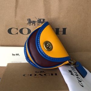 Coach Mini Saddle Bag Charm